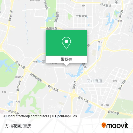 万福花园地图