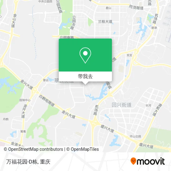 万福花园-D栋地图