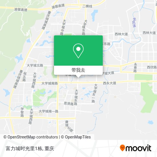 富力城时光里1栋地图