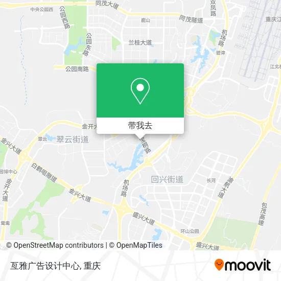 亙雅广告设计中心地图