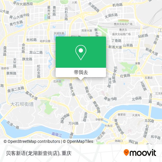贝客新语(龙湖新壹街店)地图