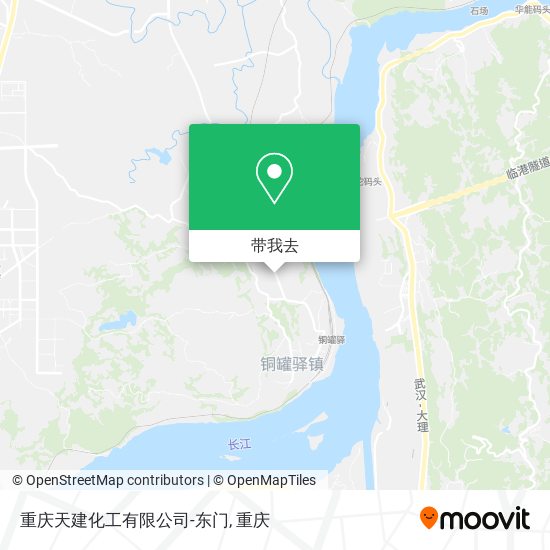 重庆天建化工有限公司-东门地图
