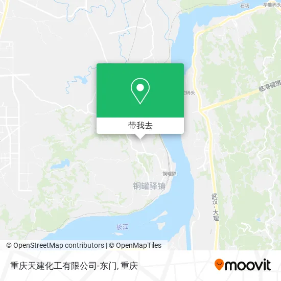 重庆天建化工有限公司-东门地图