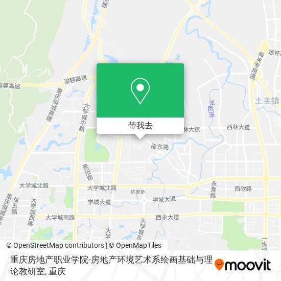 重庆房地产职业学院-房地产环境艺术系绘画基础与理论教研室地图