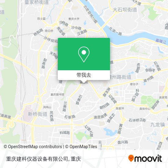 重庆建科仪器设备有限公司地图