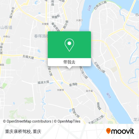 重庆康桥驾校地图