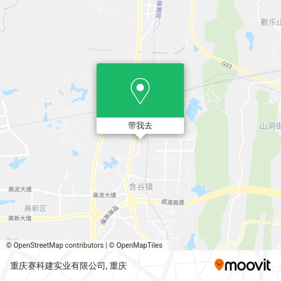 重庆赛科建实业有限公司地图