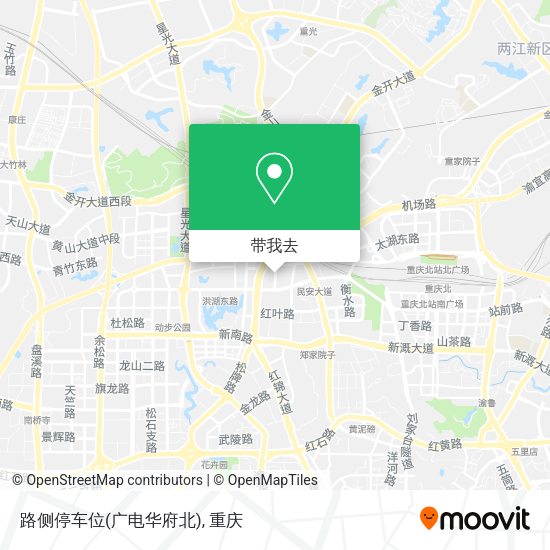 路侧停车位(广电华府北)地图