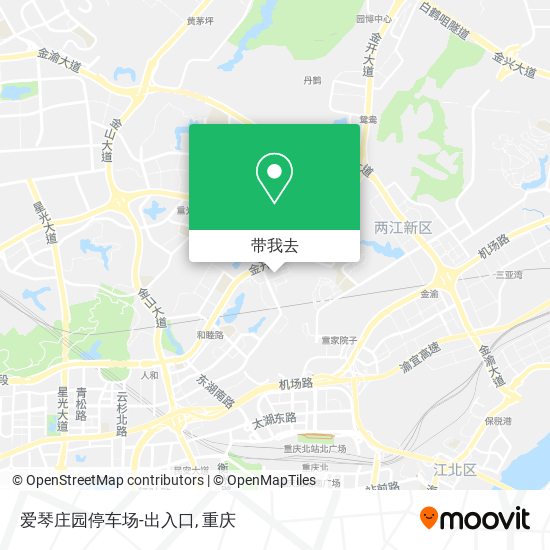 爱琴庄园停车场-出入口地图