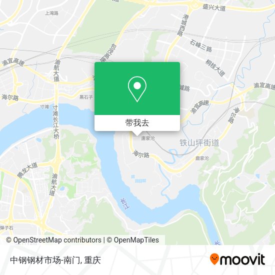 中钢钢材市场-南门地图