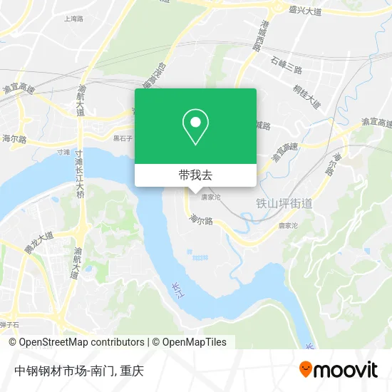 中钢钢材市场-南门地图