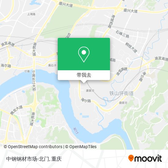 中钢钢材市场-北门地图