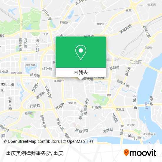重庆美翎律师事务所地图