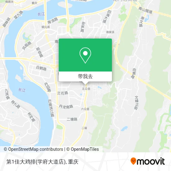 第1佳大鸡排(学府大道店)地图