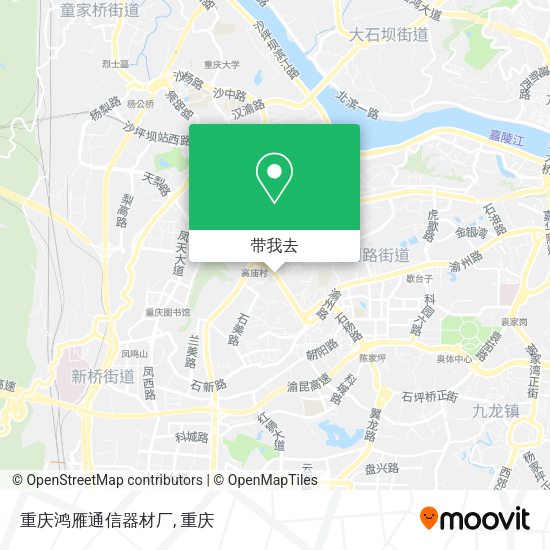 重庆鸿雁通信器材厂地图