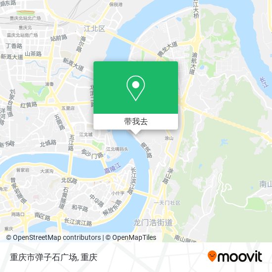 重庆市弹子石广场地图