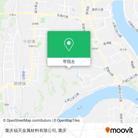 重庆福天金属材料有限公司地图