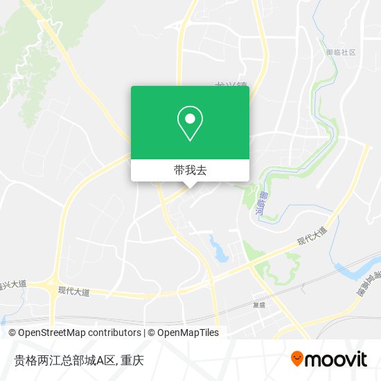 贵格两江总部城A区地图