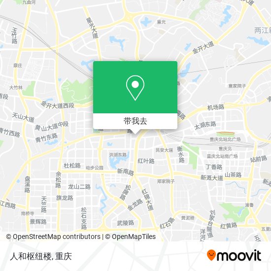 人和枢纽楼地图