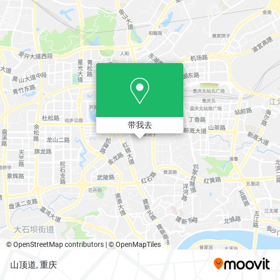 山顶道地图