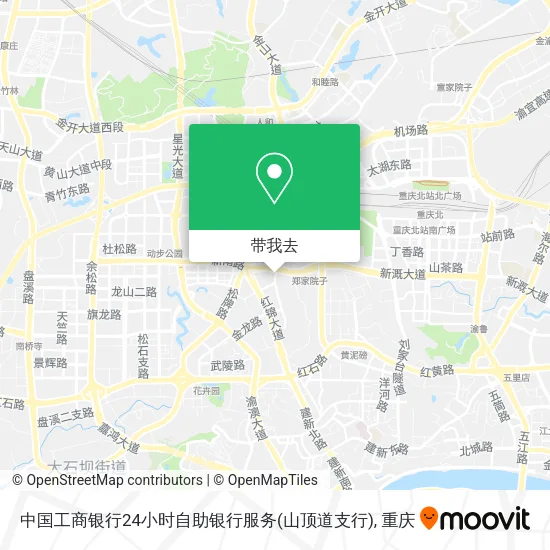 中国工商银行24小时自助银行服务(山顶道支行)地图