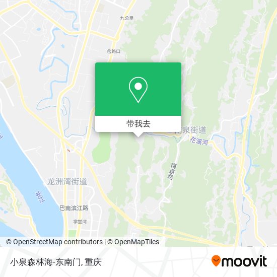 小泉森林海-东南门地图