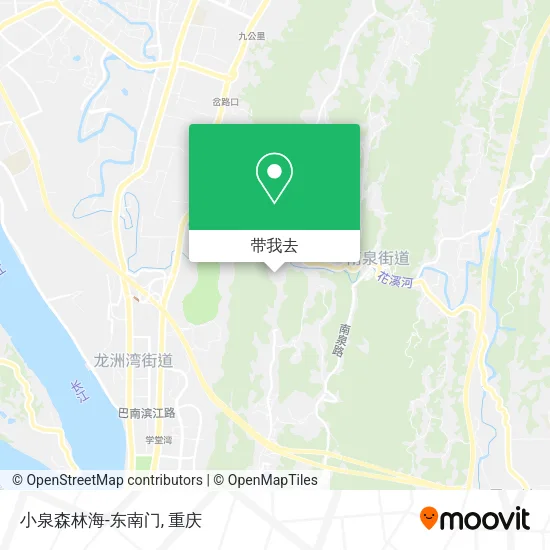 小泉森林海-东南门地图