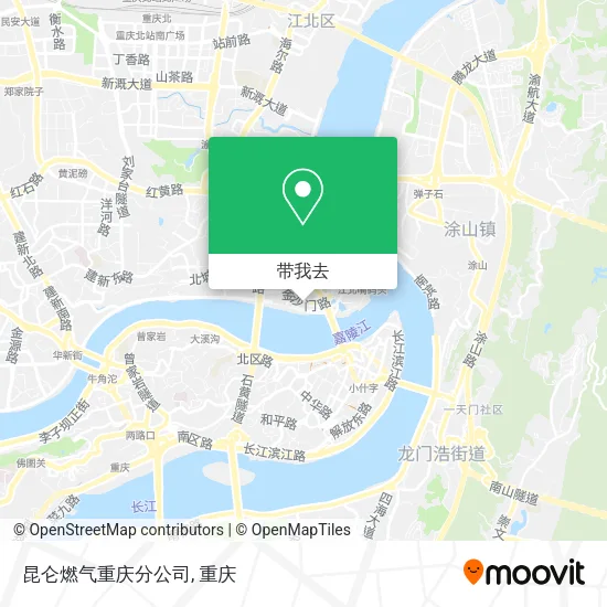昆仑燃气重庆分公司地图