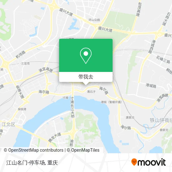 江山名门-停车场地图