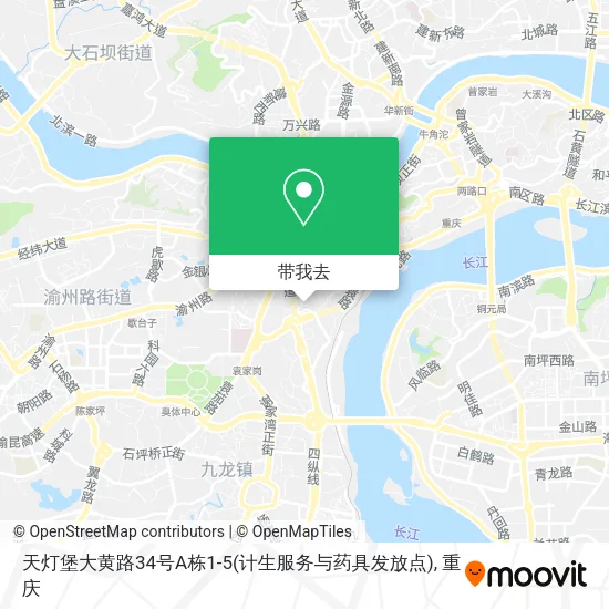 天灯堡大黄路34号A栋1-5(计生服务与药具发放点)地图