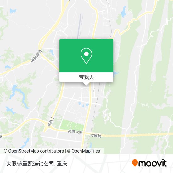 大眼镜重配连锁公司地图