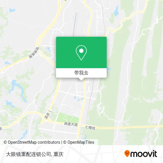 大眼镜重配连锁公司地图