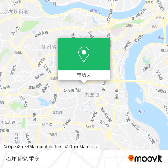 石坪面馆地图
