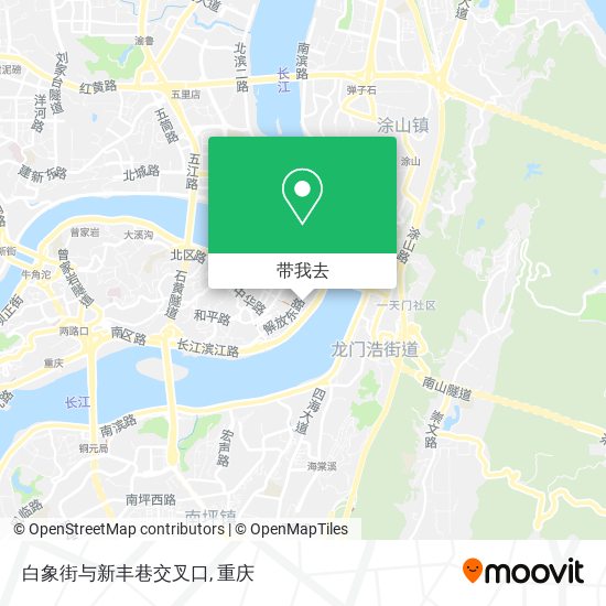 白象街与新丰巷交叉口地图