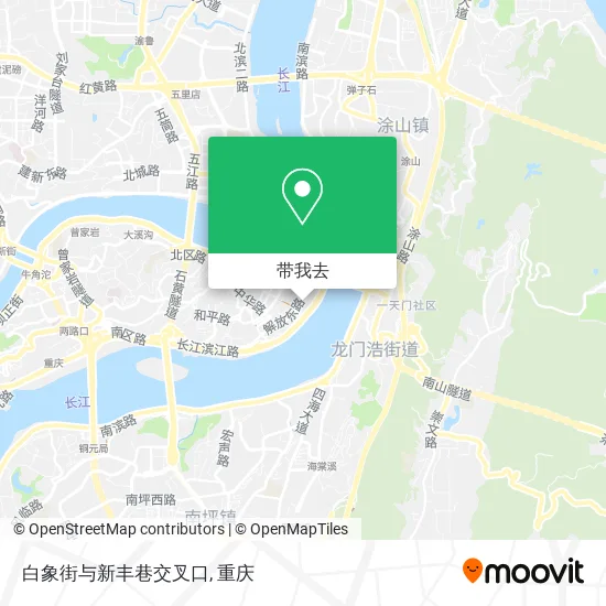 白象街与新丰巷交叉口地图