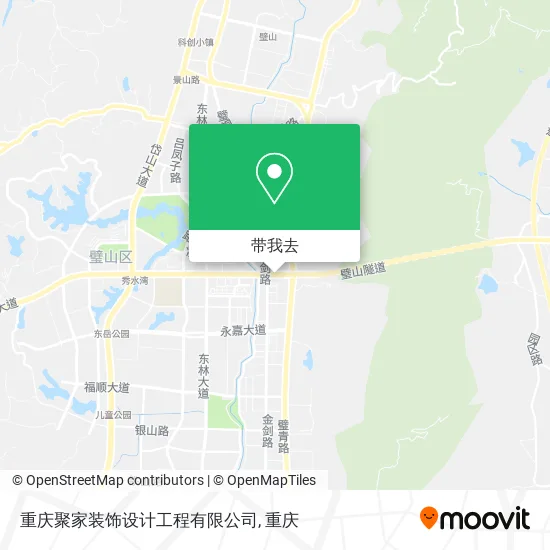 重庆聚家装饰设计工程有限公司地图
