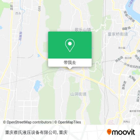 重庆蔡氏液压设备有限公司地图