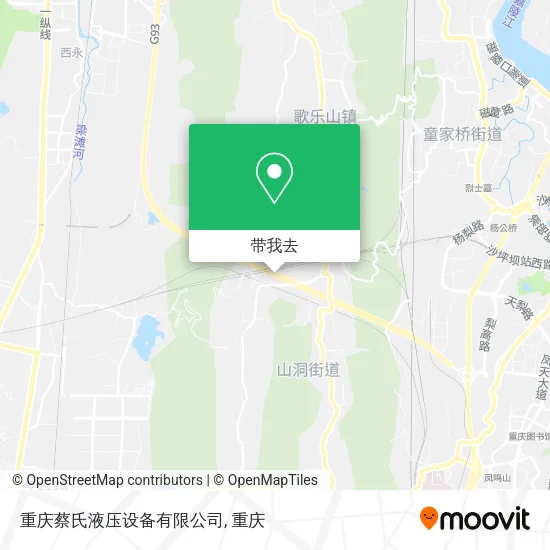 重庆蔡氏液压设备有限公司地图