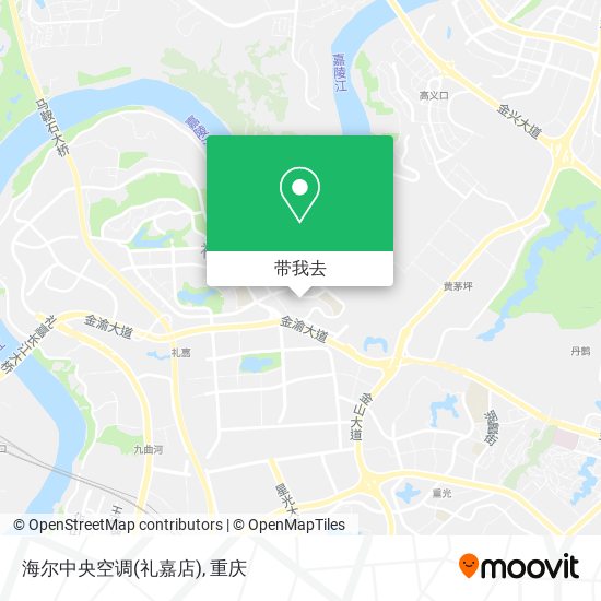 海尔中央空调(礼嘉店)地图