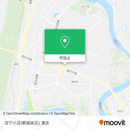苏宁小店(蔡扬路店)地图