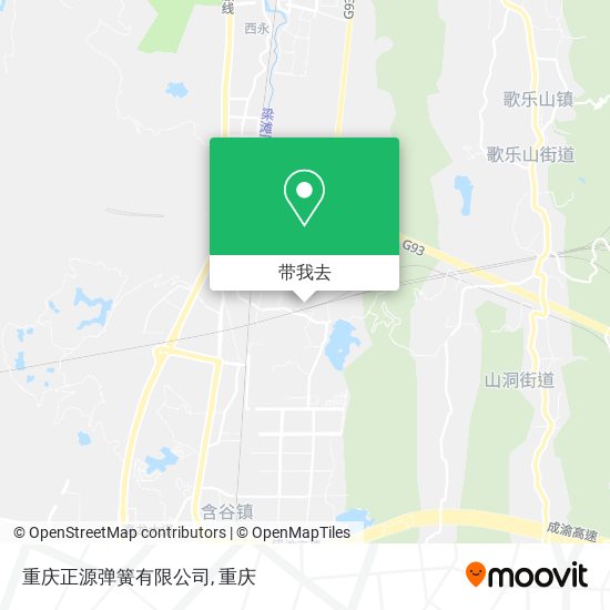 重庆正源弹簧有限公司地图