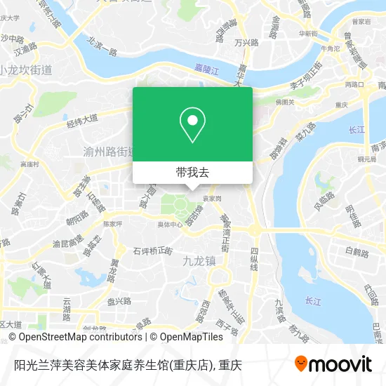 阳光兰萍美容美体家庭养生馆(重庆店)地图