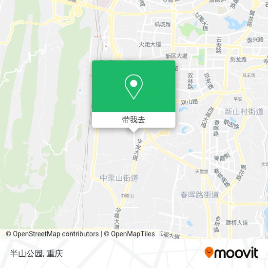 半山公园地图