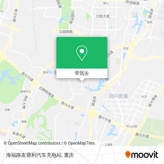 海福路友蓉利汽车充电站地图