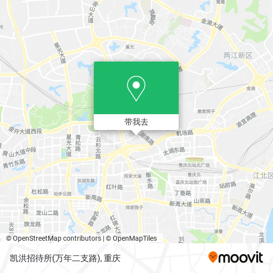 凯洪招待所(万年二支路)地图