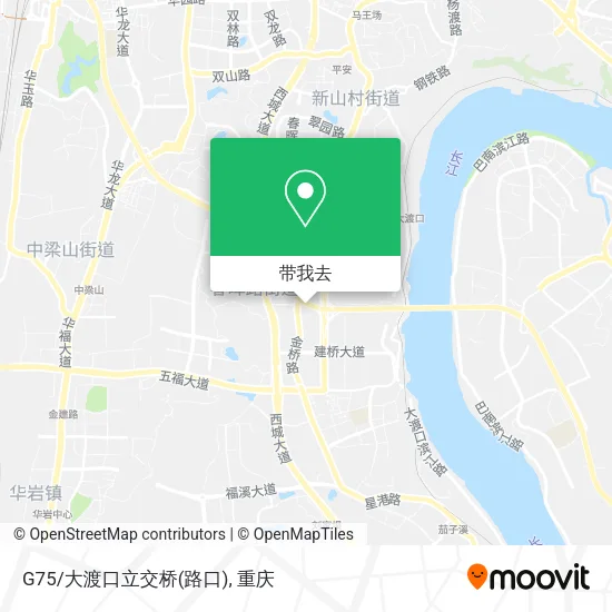 G75/大渡口立交桥(路口)地图