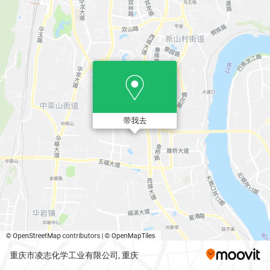 重庆市凌志化学工业有限公司地图
