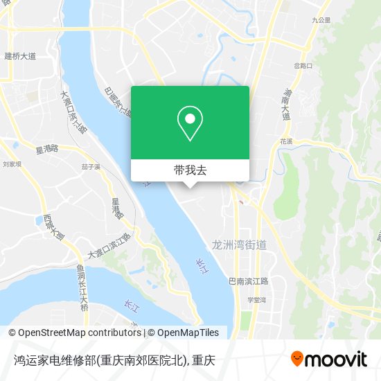 鸿运家电维修部(重庆南郊医院北)地图