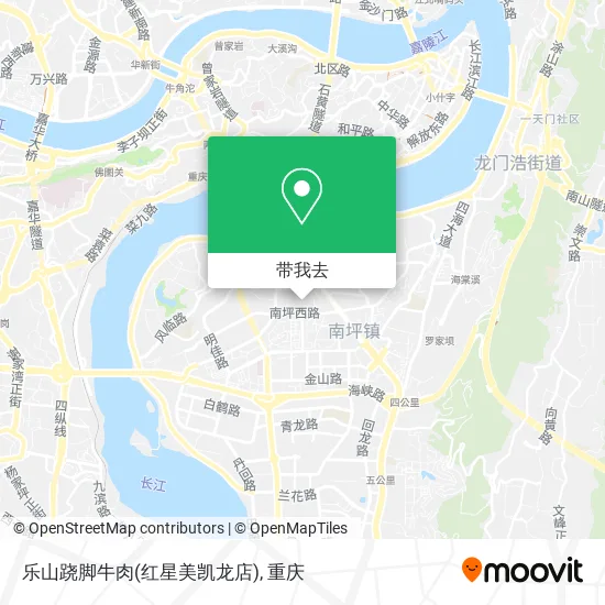乐山跷脚牛肉(红星美凯龙店)地图