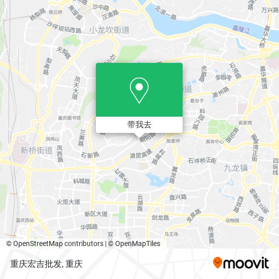 重庆宏吉批发地图